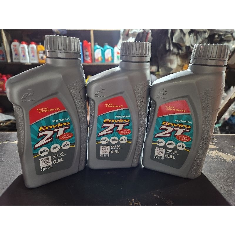 oli samping olsam pertamina enviro 2t 0.8ltr
