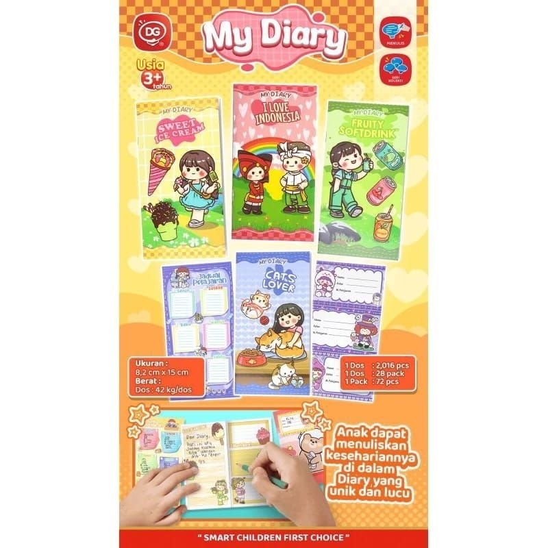 

Buku Momo My Diary || Buku Diary Stiker || My Book