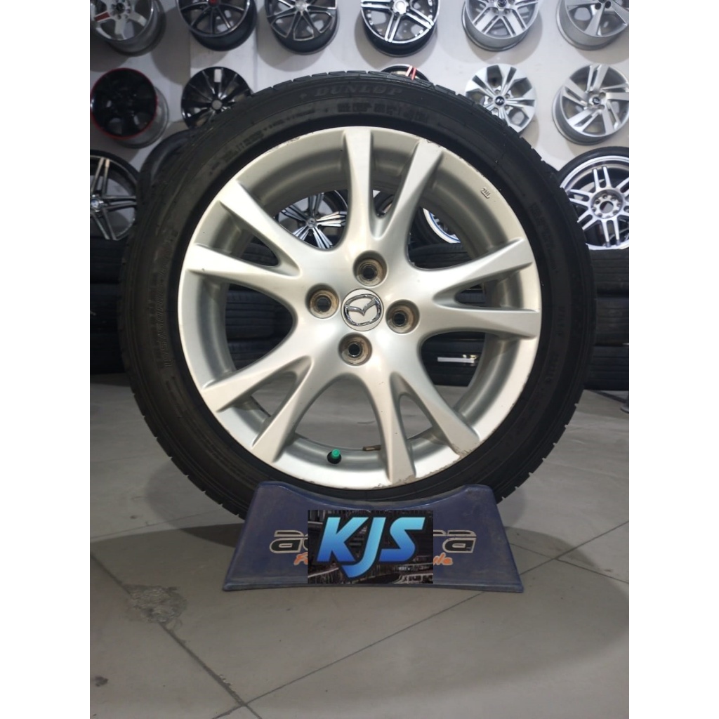 Velg Mobil Second Copotan Mazda 2 Ring 16 Pcd 4x100 Ban 195/50 R16 Buat Sigra Calya Ayla Yaris Agya 