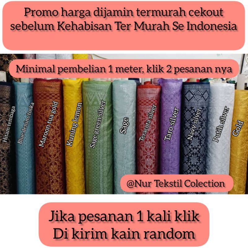Songket Palembang/kain songket/songket mesin/songket meteran/songket tenun/kain songket palembang