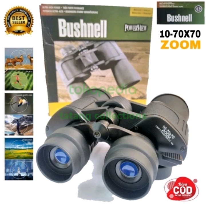 Teropong Bushnell 10-70x70 ZOOM Teropong Binocular Bushnell