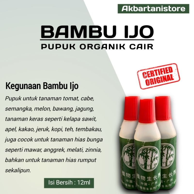 Pupuk Organik Cair Bambu Ijo - 12ml