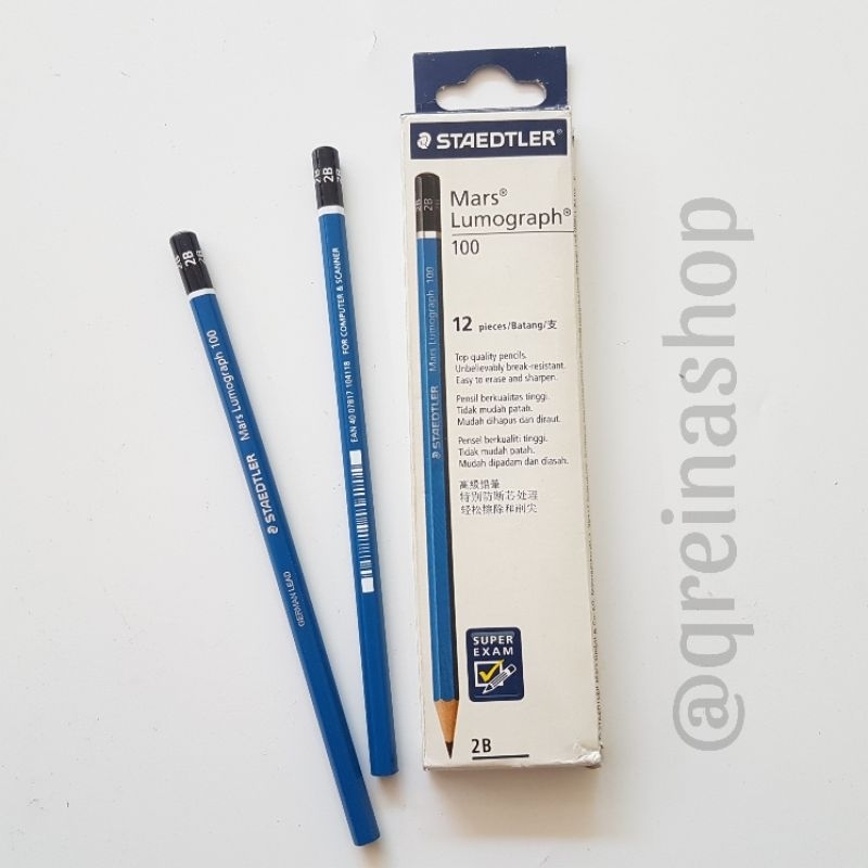 

#Qreinashop Pensil STAEDTLER 2B For Computer