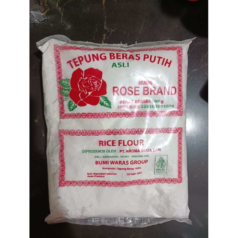 

Rose Brand - Tepung Beras Putih Asli Rose Brand isi 500 gram