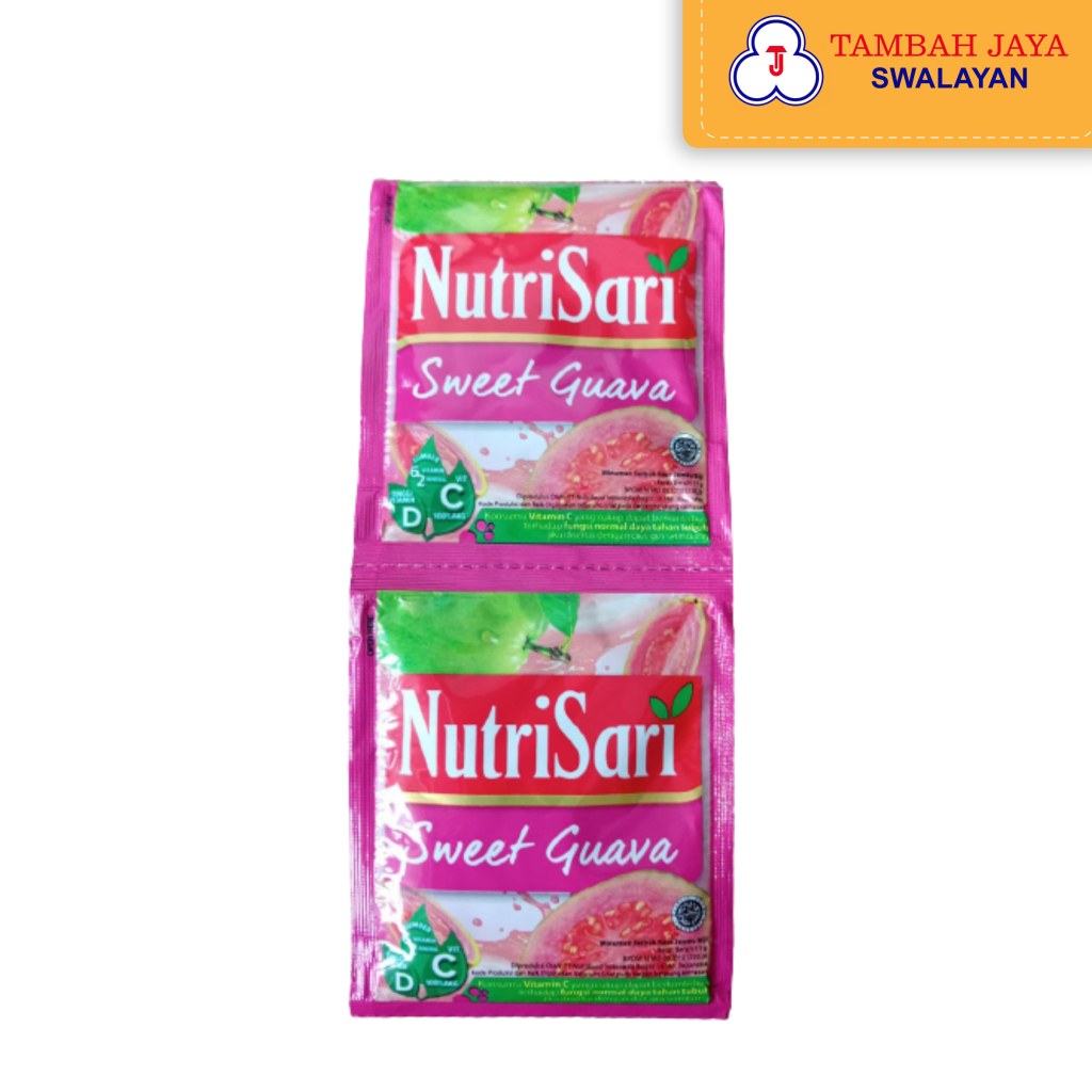 

Nutrisari Sweet Guava 1 Renceng isi 10 sachet