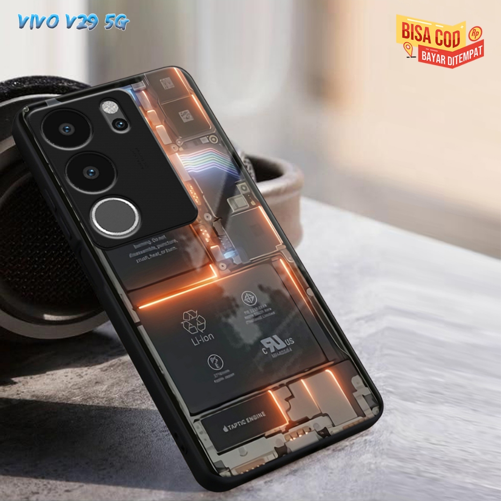 (CC241)CASING GLASS VIVO V29 5G CASING GLOSSY V29 5G CASE KACA VIVO V29 5G SOFTCASE VIVO V29 5G