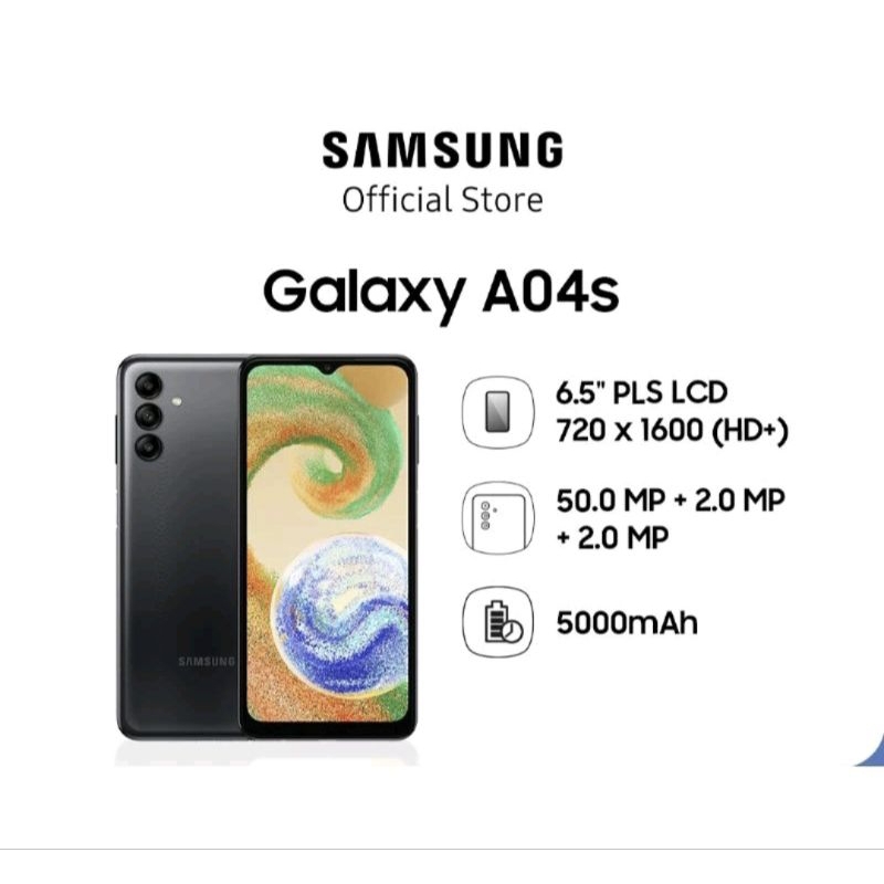 Samsung Galaxy A04s 4/64GB - Grs Resmi Samsung 4+64GB