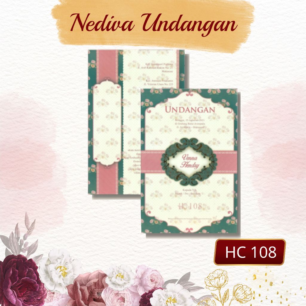 Blangko Undangan Hc 108 Harga Murah