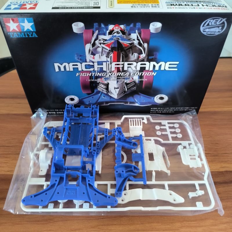 Tamiya Chassis FM-A Blue + Akar + Gear Box White Original Tamiya