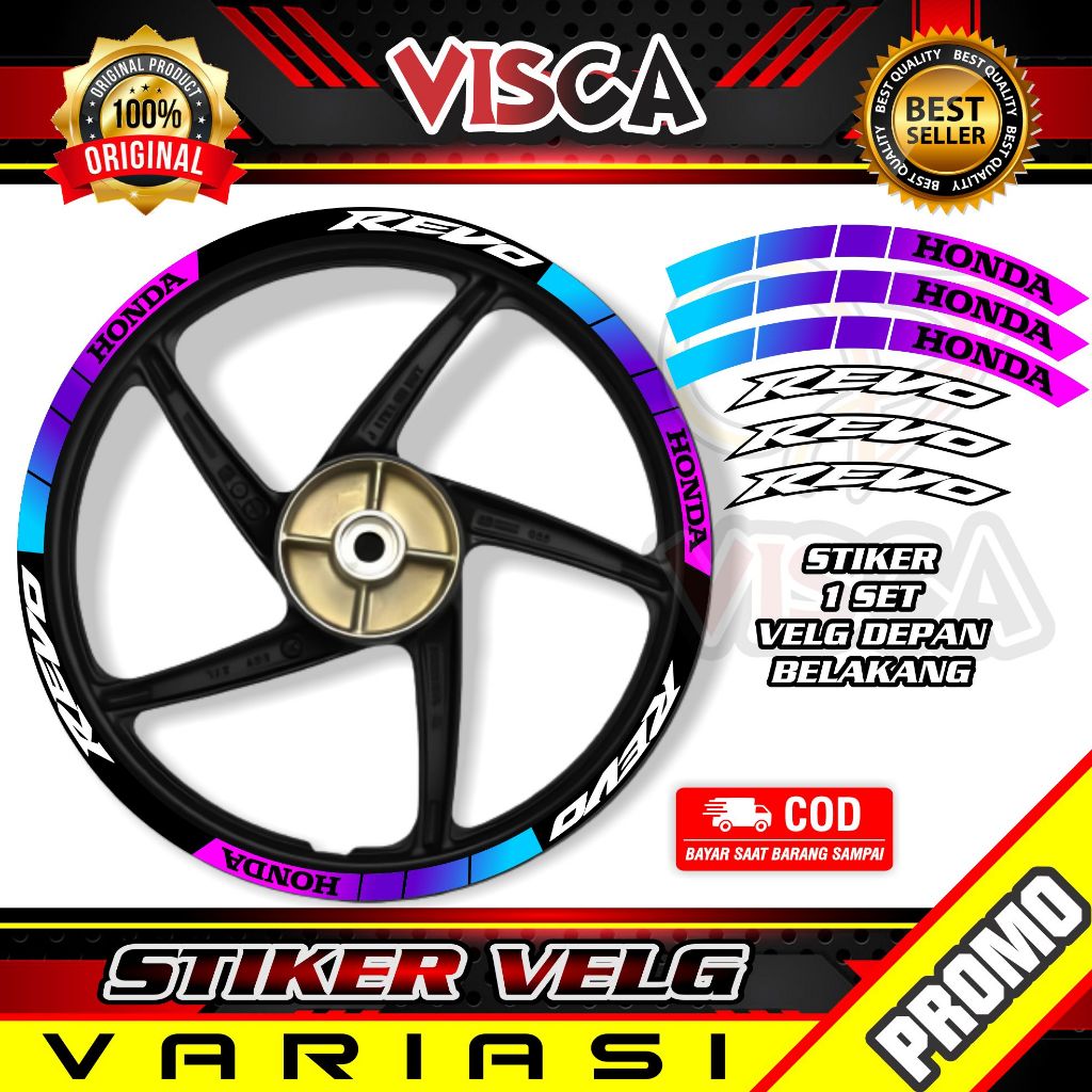 Stiker Velg List Velg Motor Stiker Velg Revo 002 Bunglon