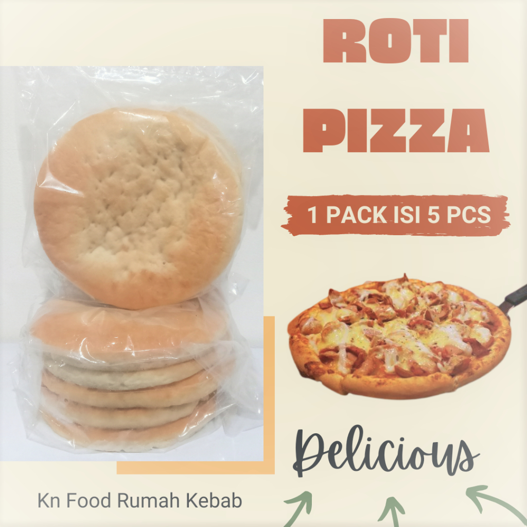 

Roti Pizza berkualitas - ROTI PIZZA - Kulit Pizza - Dough Pizza- 5 Pcs