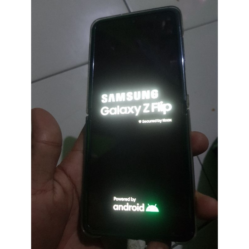 jual hape samsung z flip 1  minusan lcd  8/256