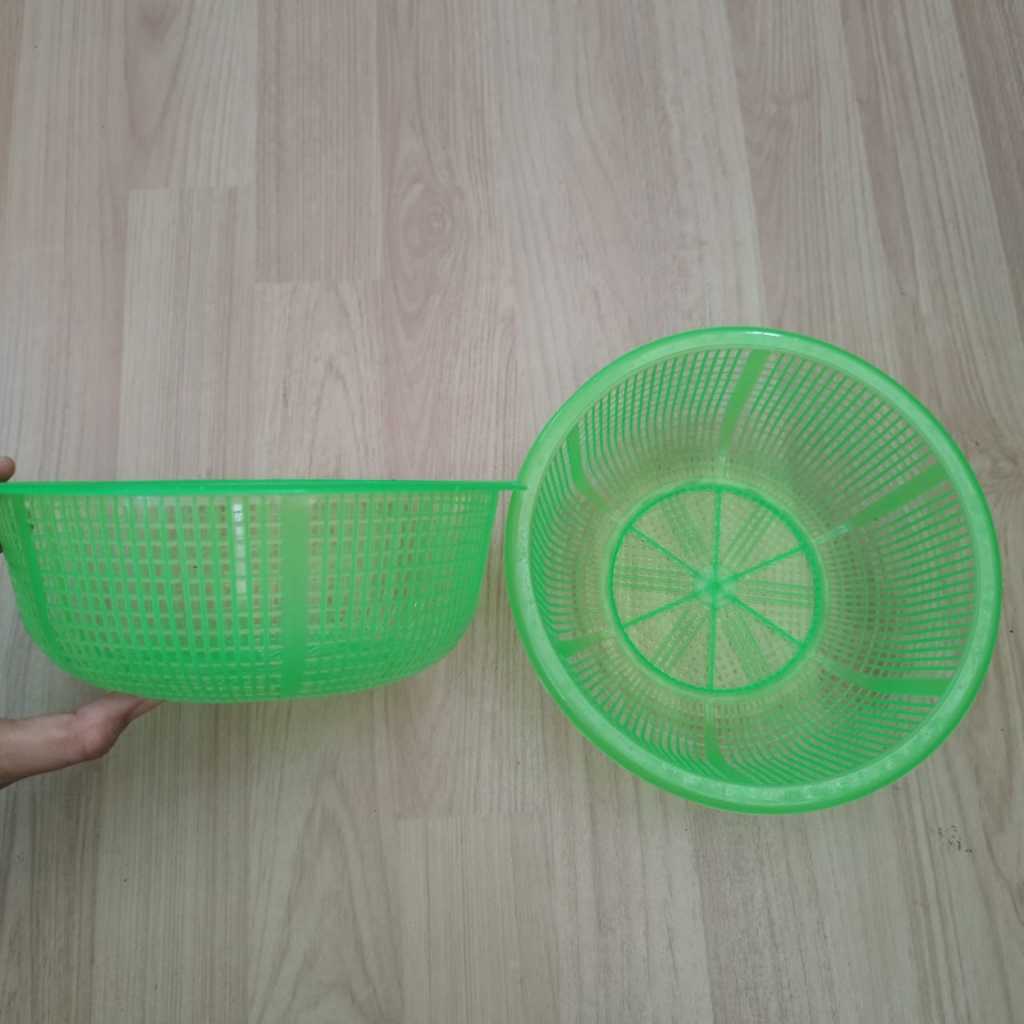 12PCS Ceting Nasi Plastik Bulat Pendek Wakul Plastik Besek Plastik