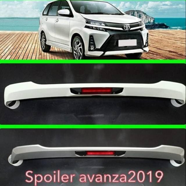 SPOILER AVANZA 2019 SPOILER ALL NEW AVANZA 2019 UP WITH LAMP