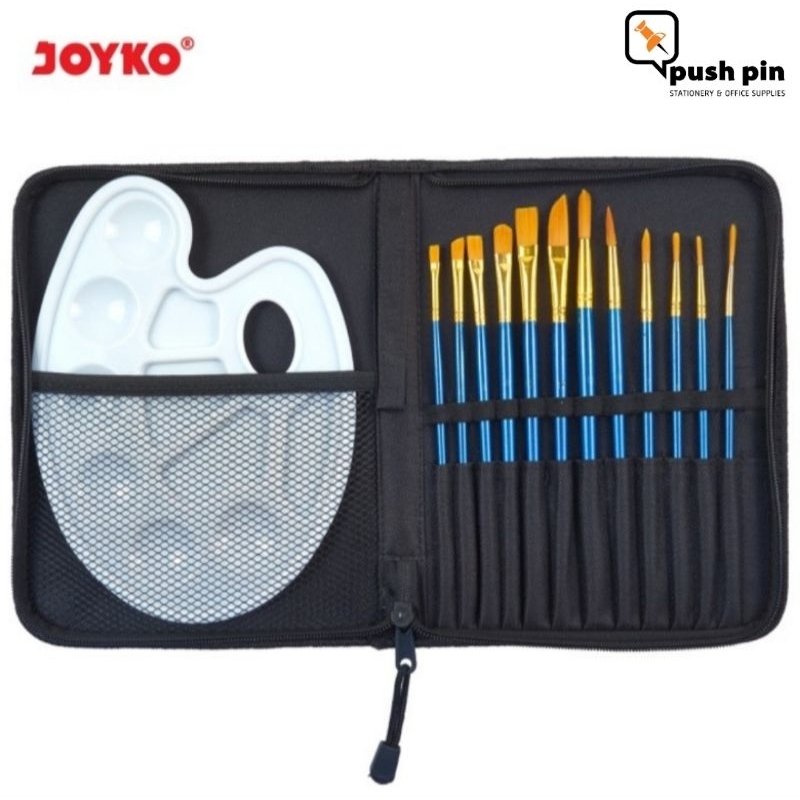 

Joyko Art Brush Set Alat Lukis Kuas Cat Air Minyak Acrylic BRS-7