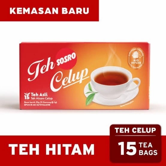 

TEH CELUP SOSRO ISI 15 TEH WANGI MURAH