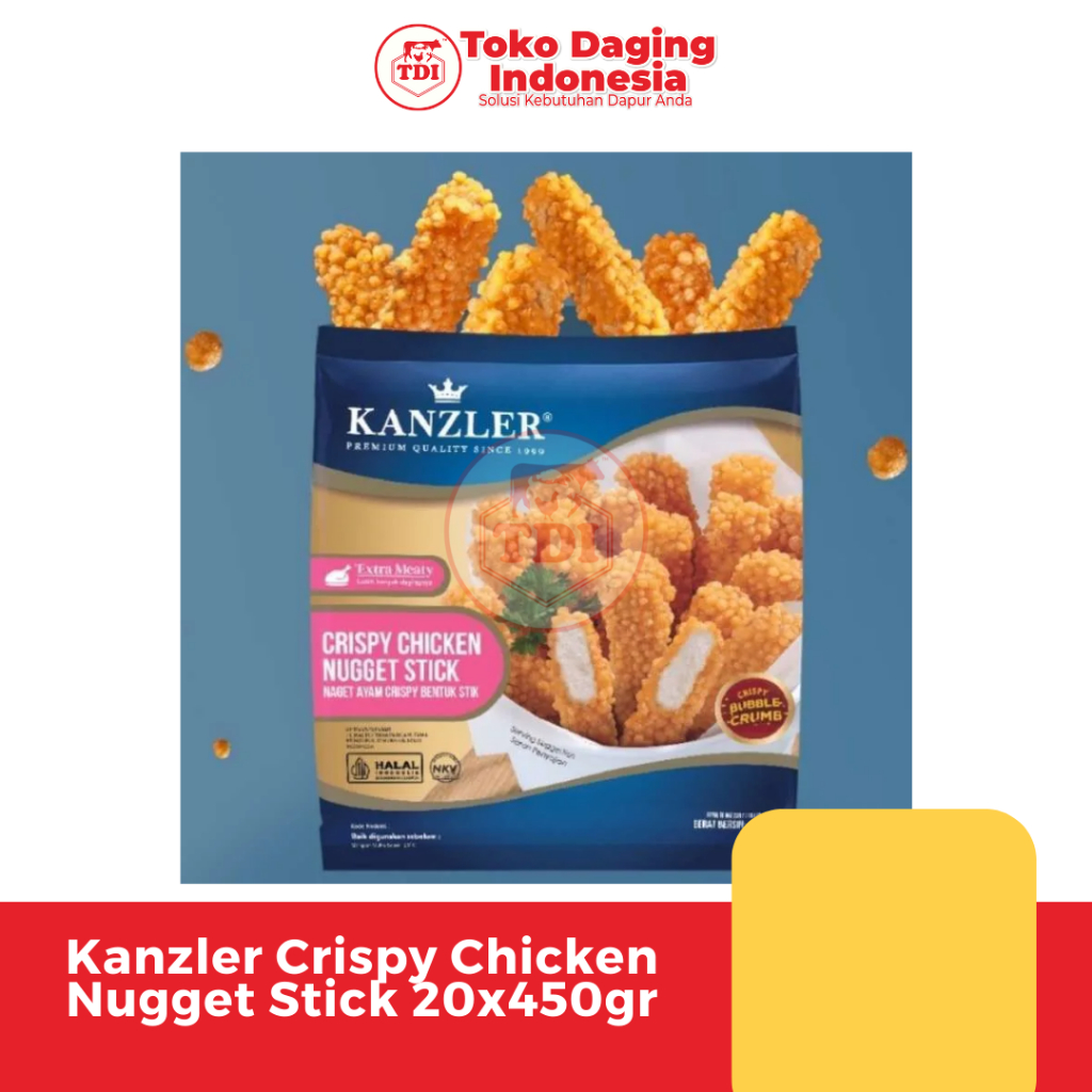 

Kanzler Crispy Chicken Nugget Stick 20x450gr