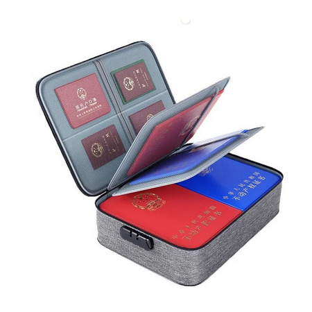 Tas Dokumen Anti Air Password Travel Bag File Penting