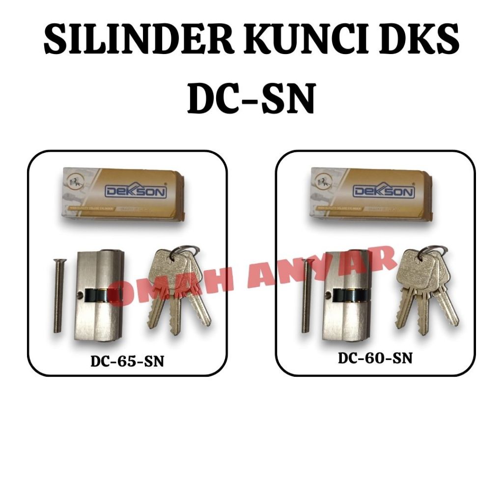 Silinder Kunci Pintu Kayu Dekkson