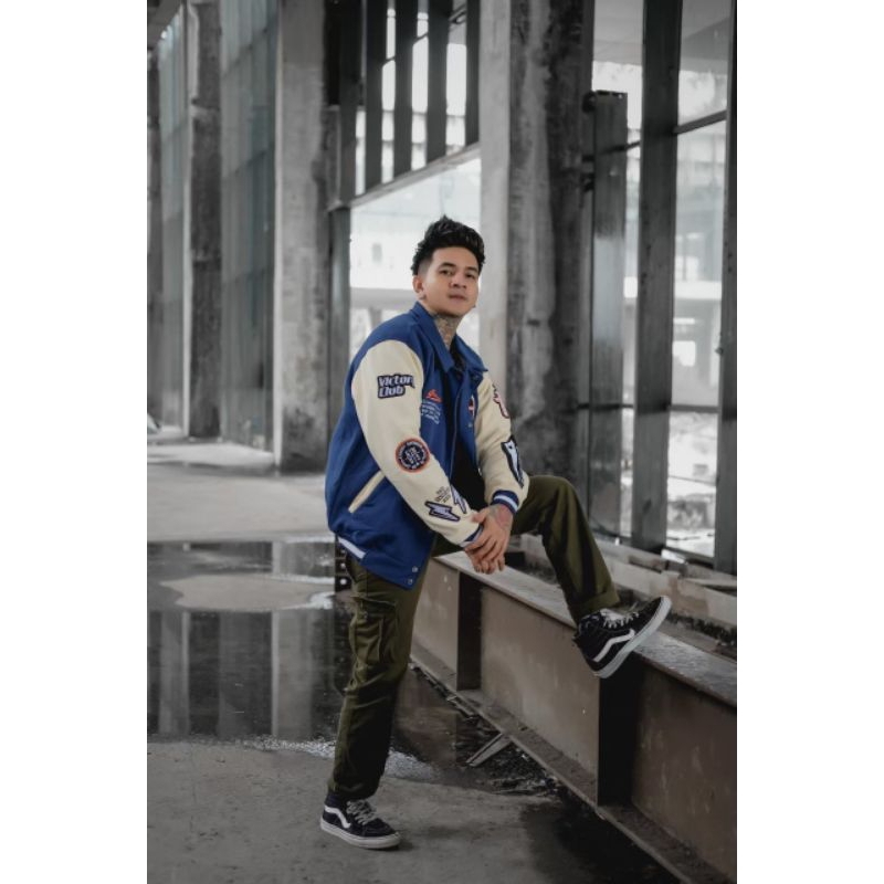 Jaket_Varsity Jaket_Vintage Pria