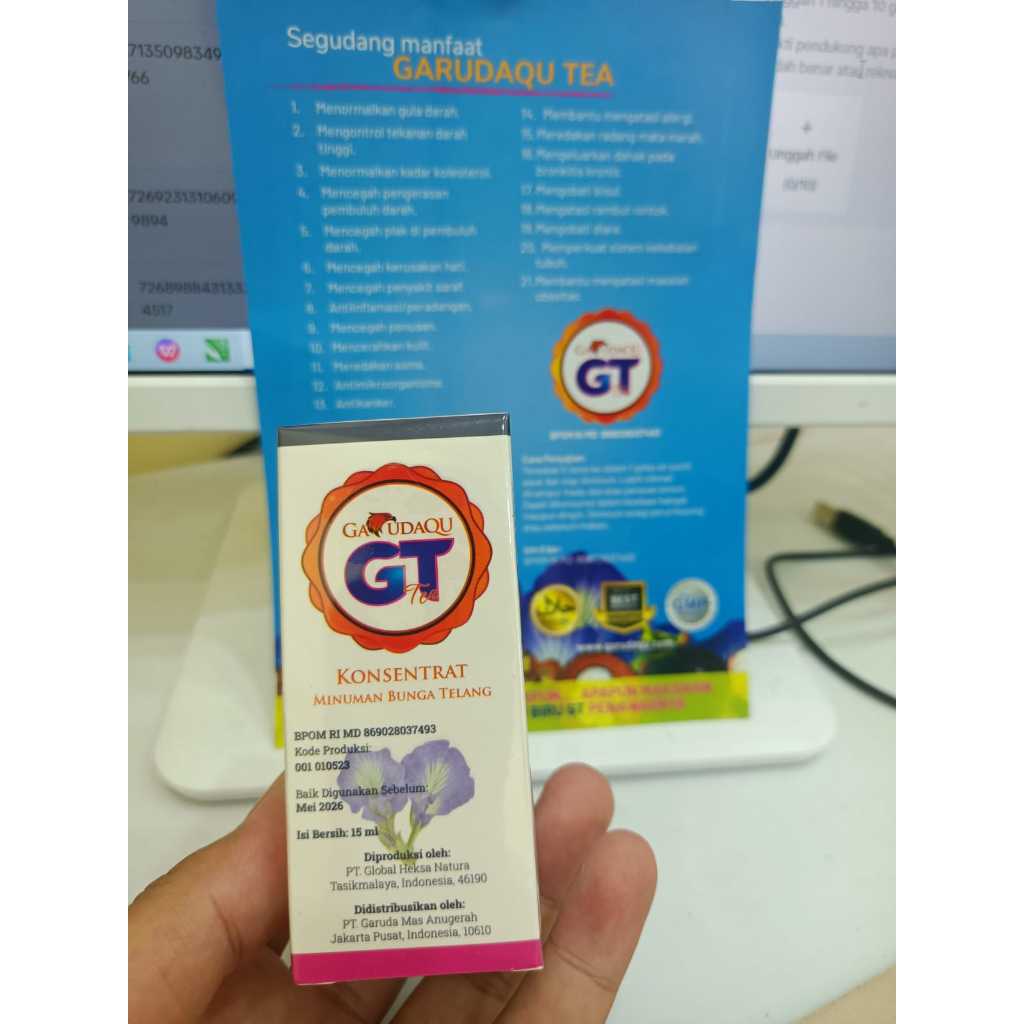 

Garudaqu GT Herbal Ekstrak Bunga Telang Bermanfaat Untuk Kesehatan Tubuh