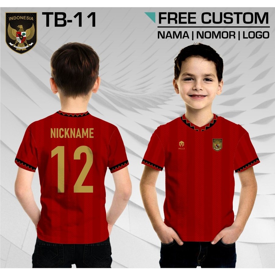 Jersey bola timnas indonesia baju timnas terbaru kaos sepak bola anak