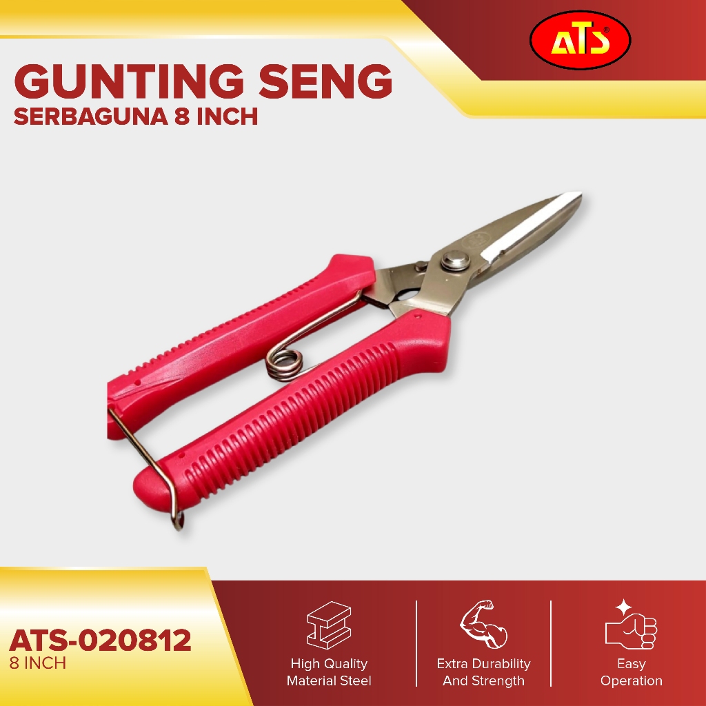 ATS Gunting Seng Serbaguna 8 Inch