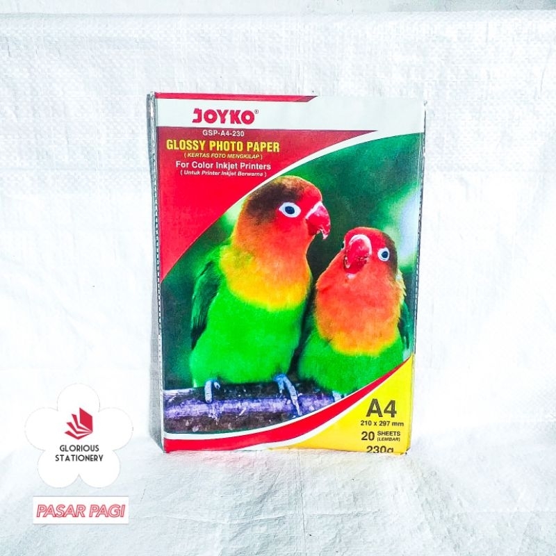 

Kertas foto / Glossy Photo paper merk Joyko