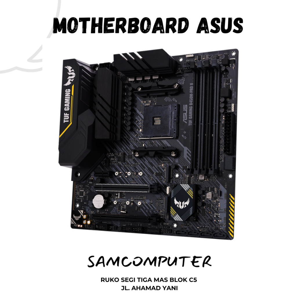 ASUS TUF GAMING B450M-PRO II | Motherboard AMD B450 AM4 Micro ATX