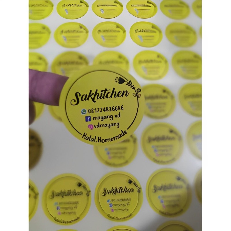 

Cetak Sticker Print & Cut Logo Usaha/Lebel , logo Toko DLL - Bisa request Desain Suka2 - Printcut Rapi Dan Tidak Luntur