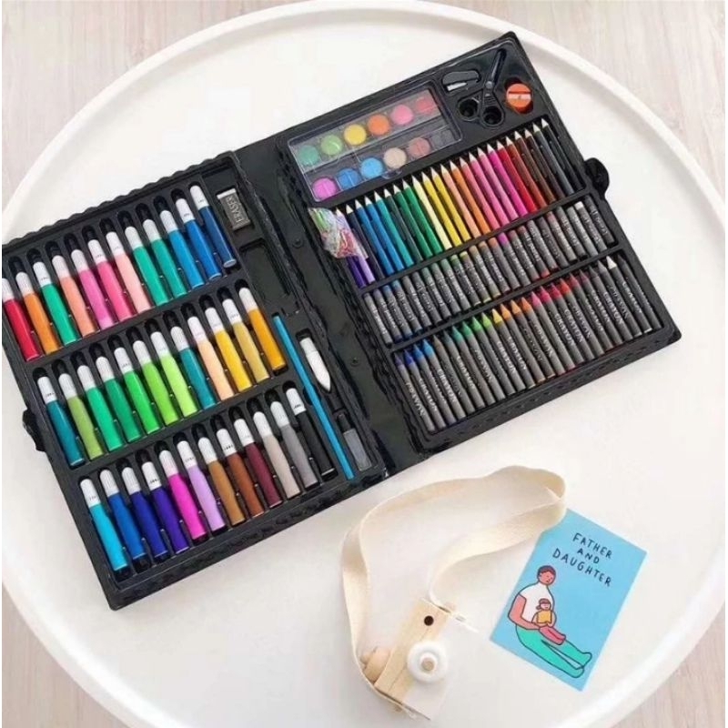 

Crayon Art Set 150 pcs/Art Set Pensil Warna/Crayon