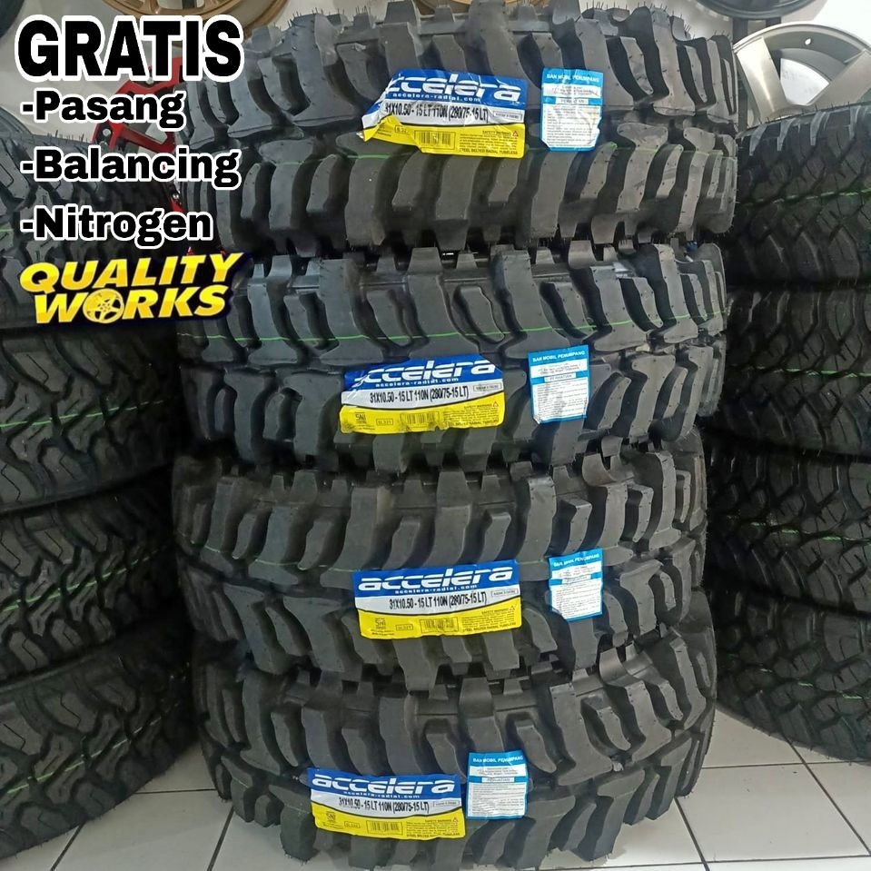 BAN MOBIL JIMNY KATANA 31 10,5 R15 ACCELERA BADAK XREME MOBIL OFFROAD