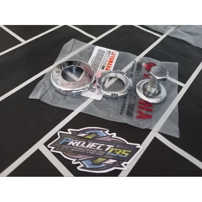 BAUT PENGNUCI SEGITIGA ATAS RX KING FULLSET ORIGINAL CHROME