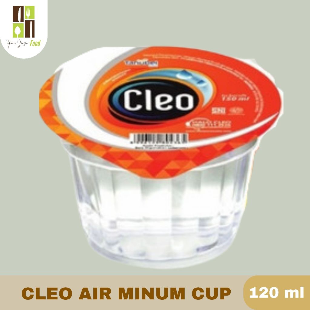 

Ay00! Cleo Air Mineral / Air Minum Cup Kemasan Gelas Kecil 120 ml 1CRT [ 40 Pcs ]