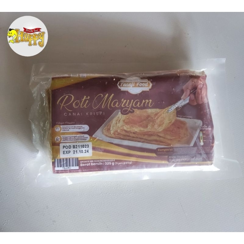 

Roti Maryam Canai Krispi isi 5 (325 gr)