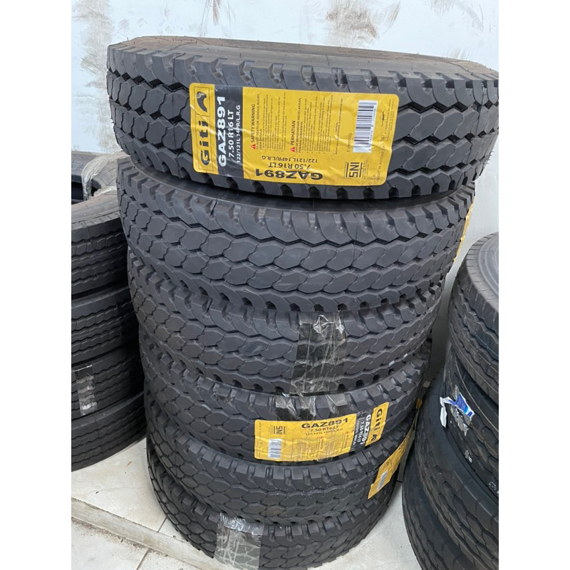 BAN TRUK GITI GAZ891 750 16 KOMPLIT kawat