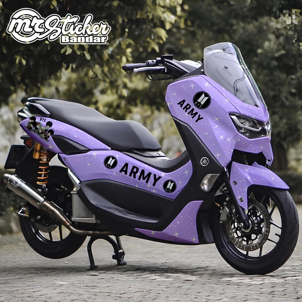 Decal Sticker Full body Nmax New Dekal Stiker Nmax BTS Army Free Request