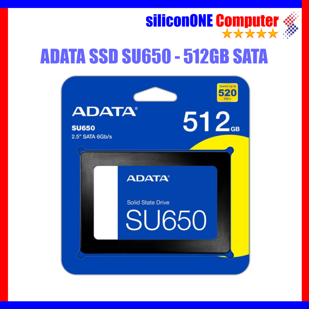 Adata SU650 512GB Sata SSD