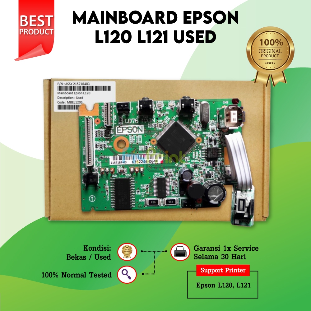 Mainboard Printer Epson L120 Original Board Assy Epson L120 Motherboard Printer L120