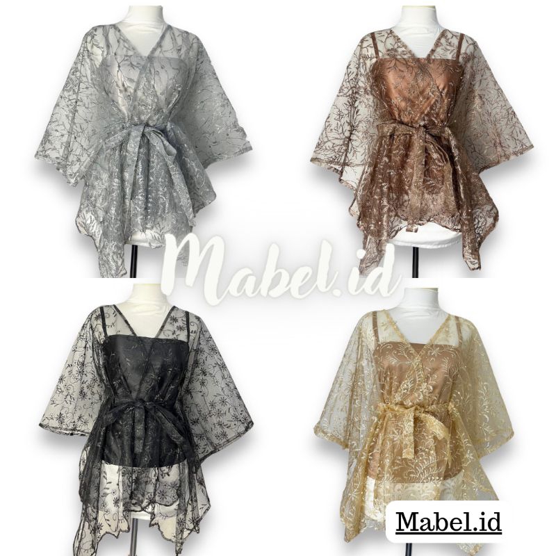 Outer kebaya cape brukat tile  Modern