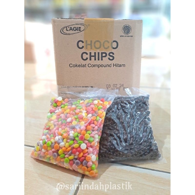 

Repack rainbow / choco chip L'AGIE 250g