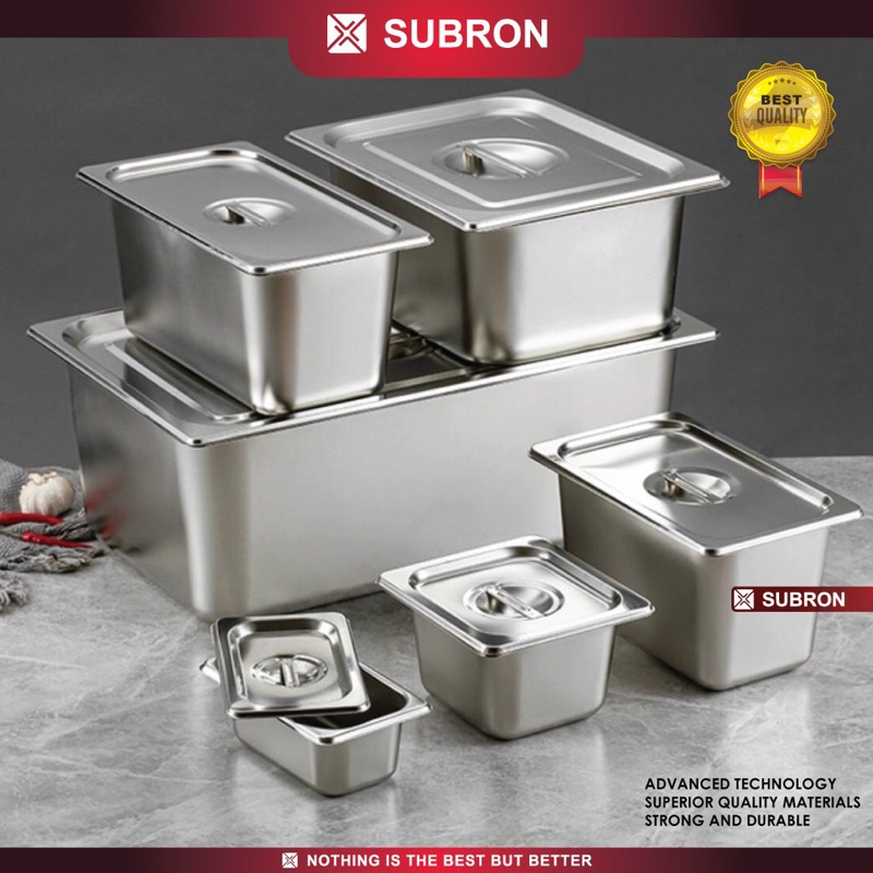 Gastronom food pan subron stainless steel