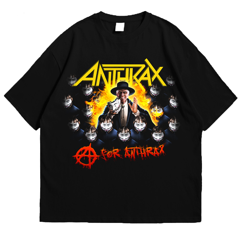 TShirt Band ANTHRAX | Kaos Official Merch Music AB022