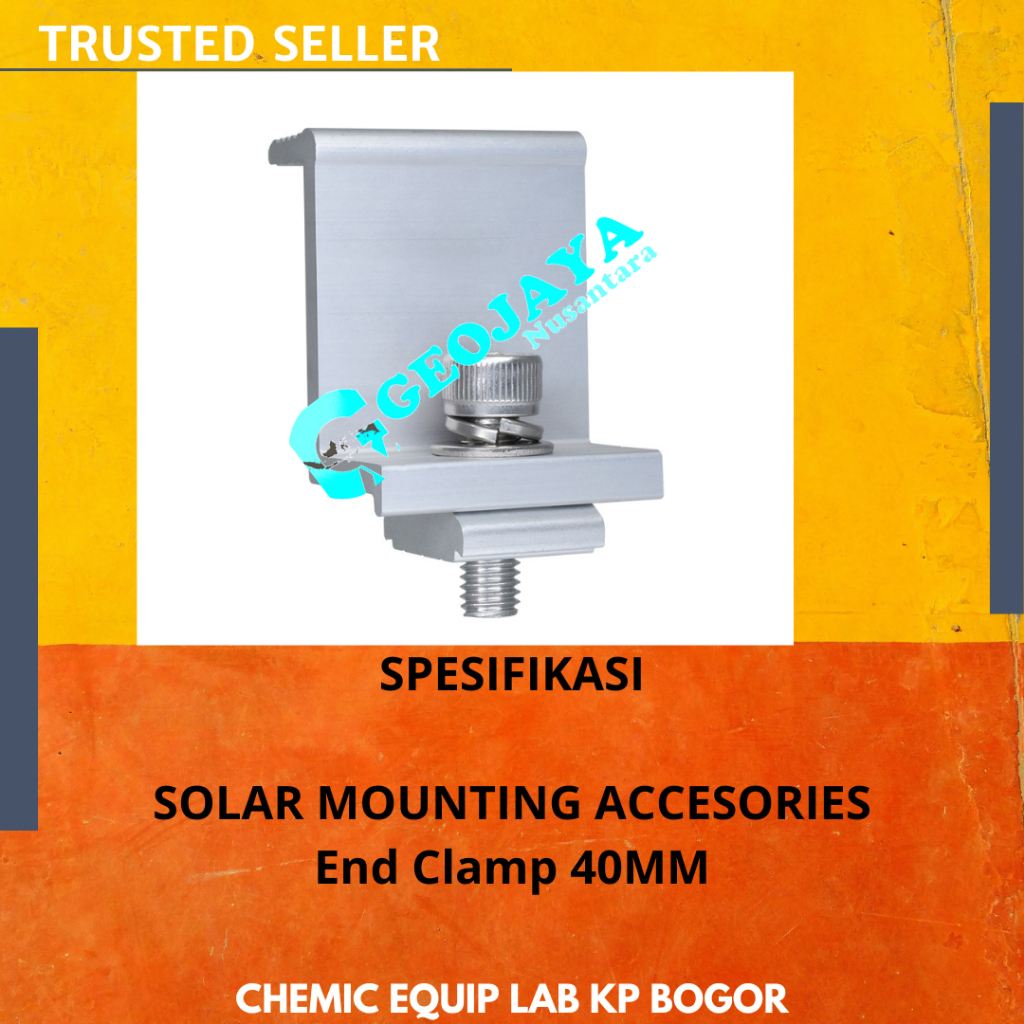 SOLAR MOUNTING ACCESORIES End Clamp 40MM