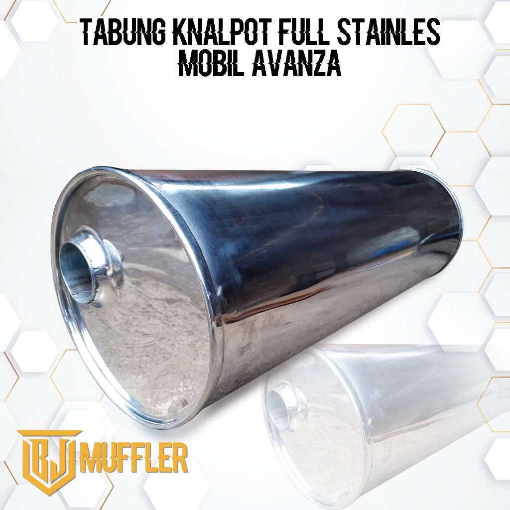 Tabung Knalpot Stainles Mobil Avanza Gendangan Standar