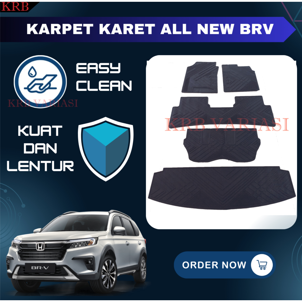 Karpet Karet Alas Lantai Mobil HONDA All New BRV 2022 Karpet Karet BRV Karpet BRV 2022