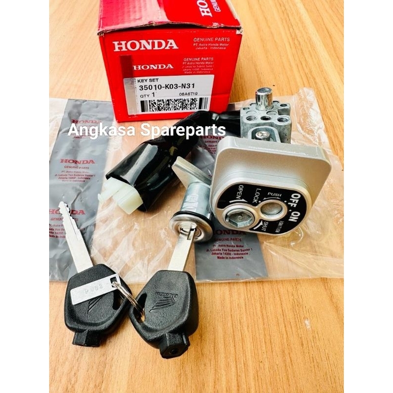 Kunci Kontak Assy + Kunci Jok Honda Revo Fi injeksi Revo Fit injeksi Revo X fi injeksi K03