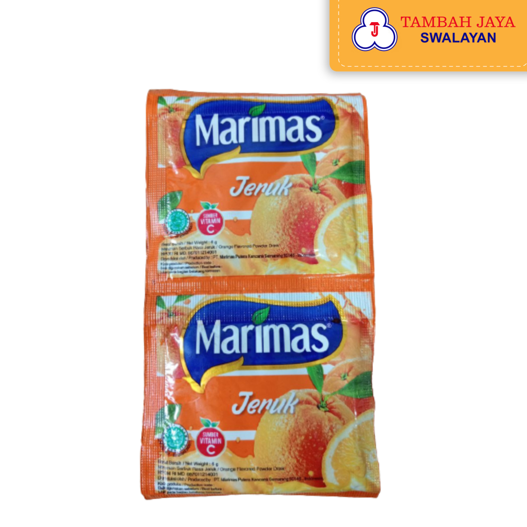 

Marimas Jeruk 1 Renceng isi 10 sachet