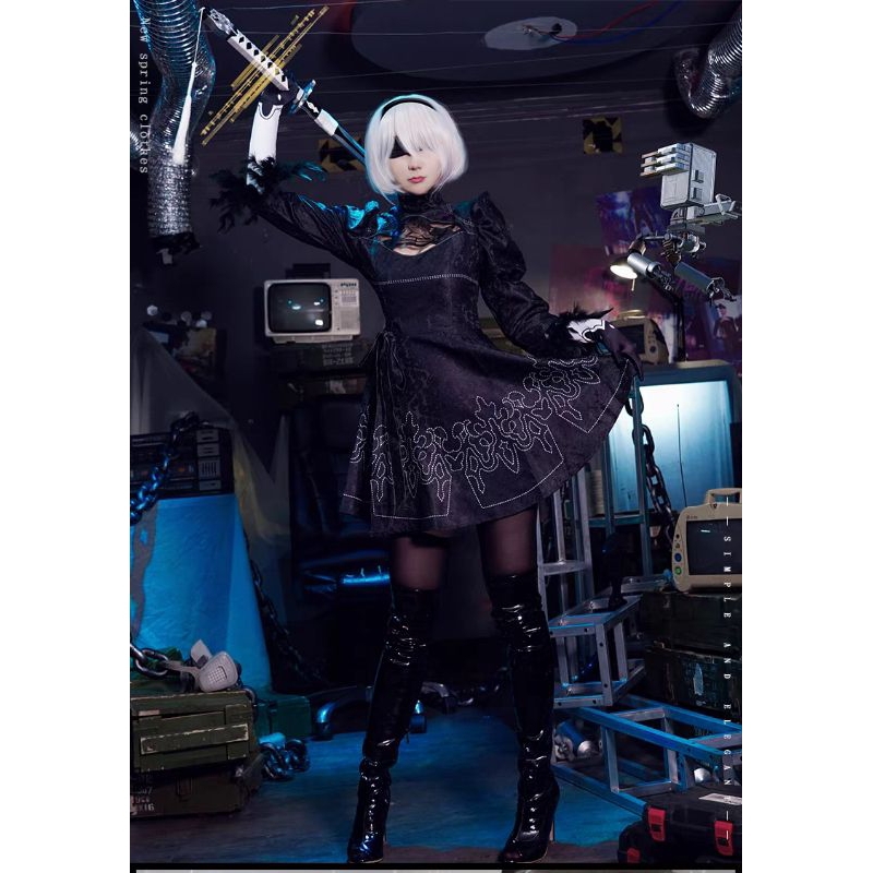 [REDI STOK] 2B Nier Automata costume kostum