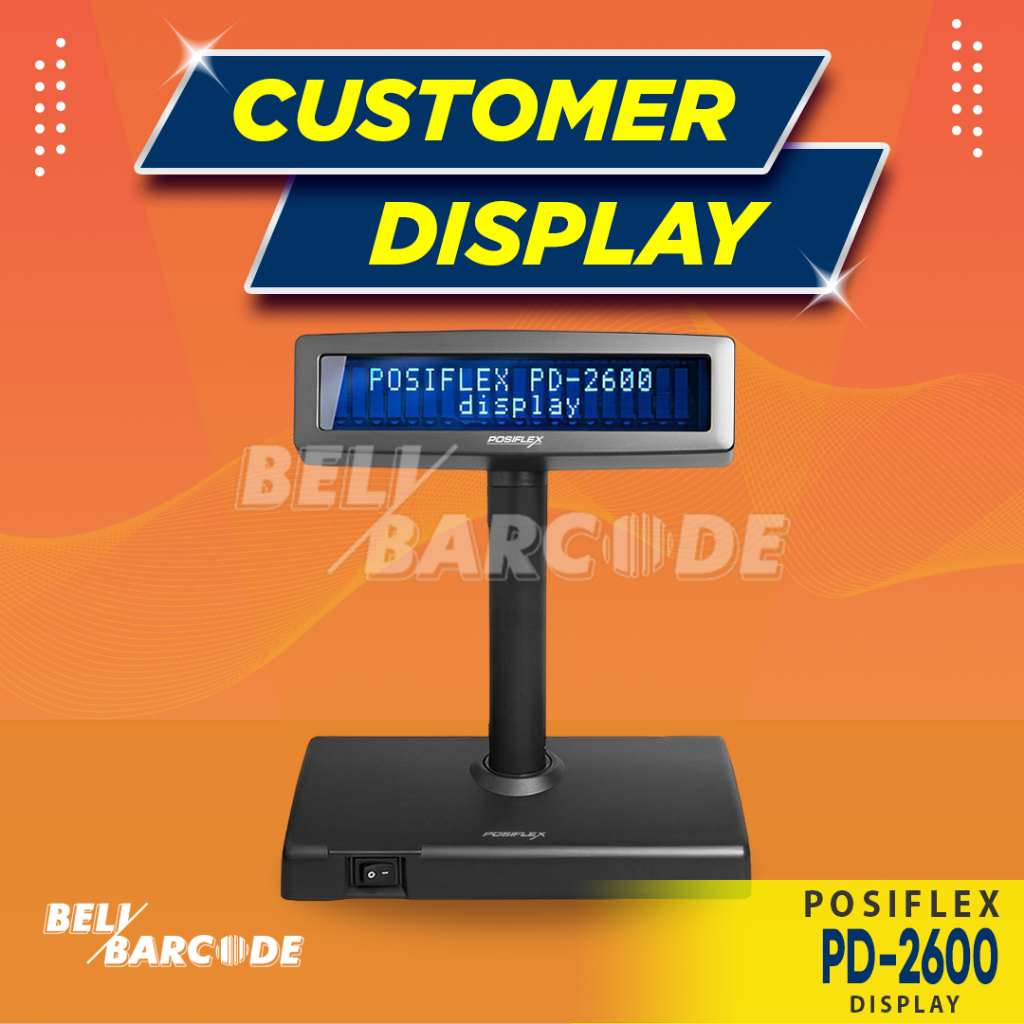 Posiflex PD-2600 Customer Display PD2600 Layar Customer USB
